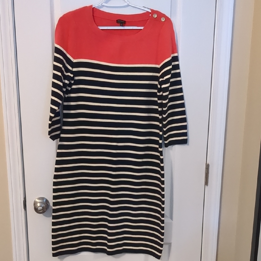 Talbot's Striped sweater Dress